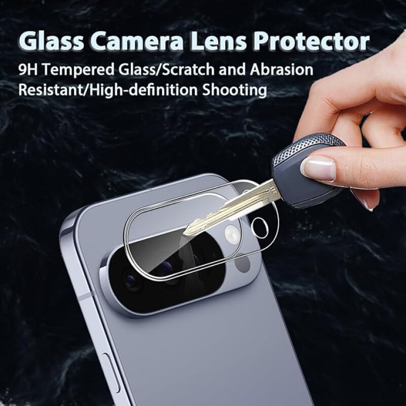 Set 2 Folii Protectie Camera pentru Google Pixel 10 Pro, Sticla Securizata, Transparenta, Anti-Scratch