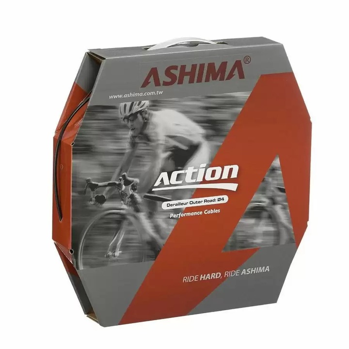 Cămașă schimbător Ashima Action AM-RD-OC4-WS-BK SP, diametru 4.2 mm, teflonată, neagră, 1 metru