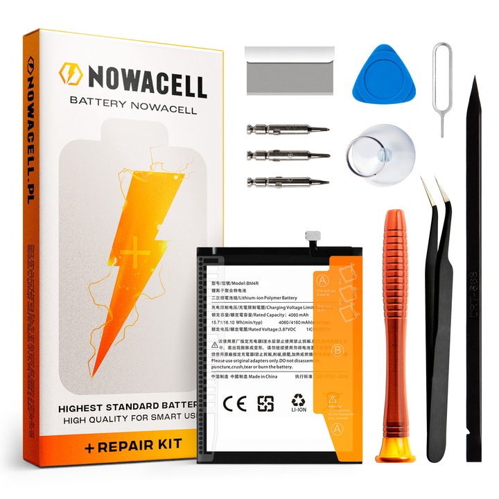 Baterie BM4R pentru Xiaomi Mi 10 Lite, 4160mAh, set unelte inclus