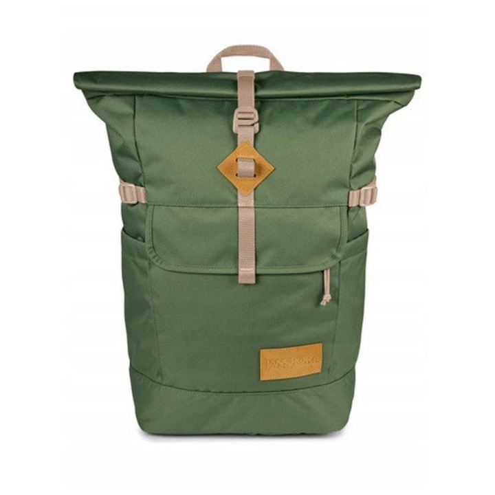 JanSport Hatchet Rolltop Cargo Green - Urban hátizsák, 31L