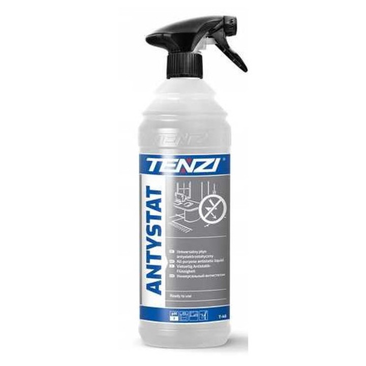 Lichid foarte eficient împotriva electrizării scaunelor, covoarelor, pardoselilor, Tenzi, 1L