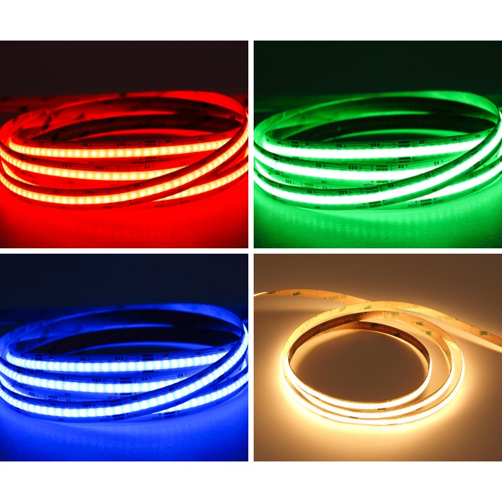 LED лента, лукс, 18W, RGB+3000K, 5м, 12мм