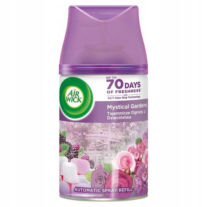 Odorizant camera Air Wick, 250 ml, neutralizeaza mirosurile neplacute, 2400 doze, 70 zile