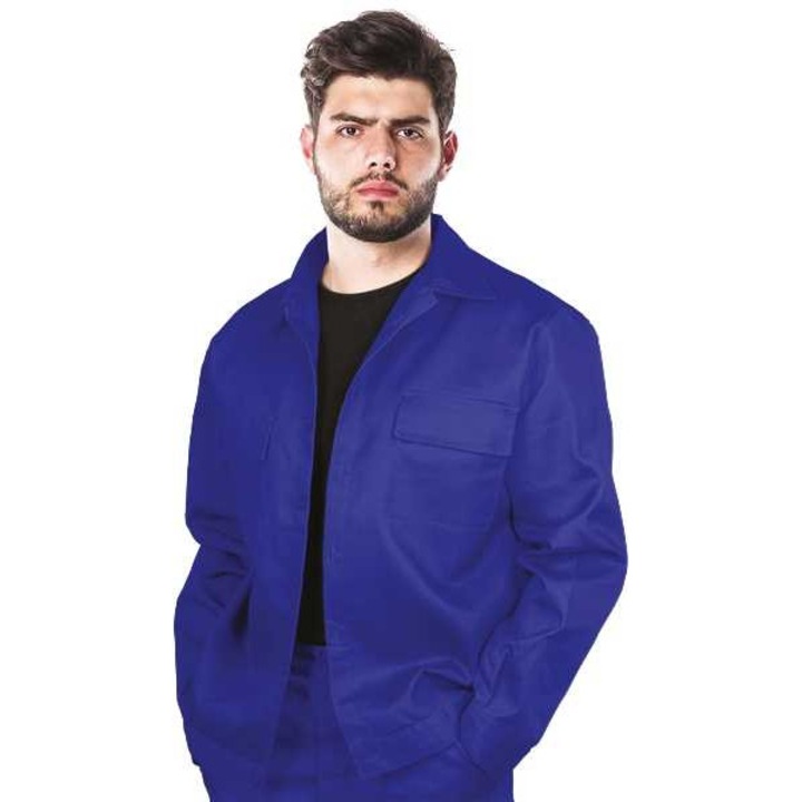Jacheta de protectie, RAW-POL, albastra, material rezistent, L