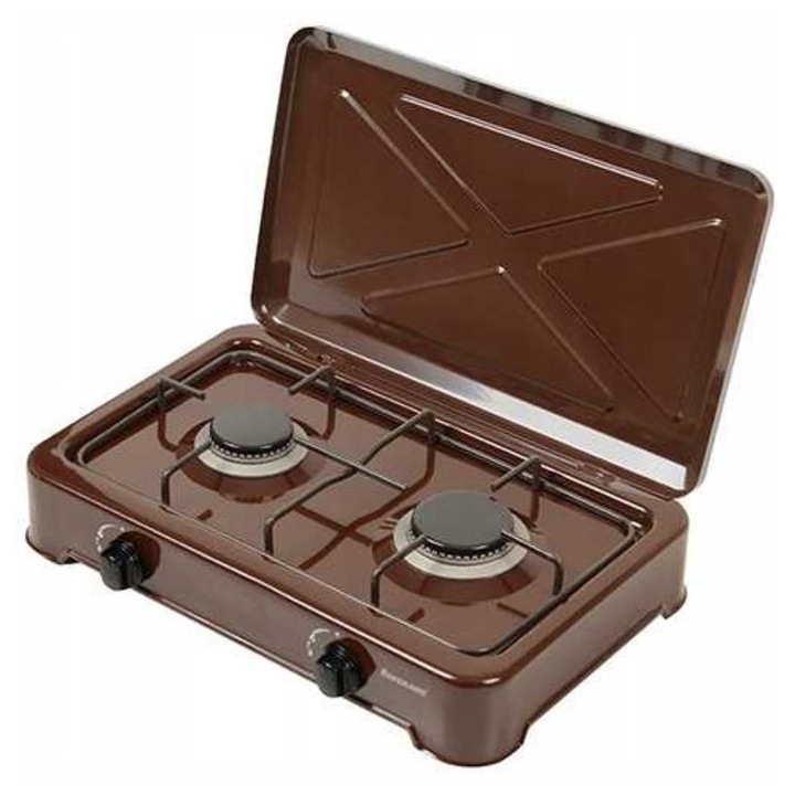 Arzator camping 2 surse Ravanson K-02BR, 3,71 kW, 46,9x34x10,5cm