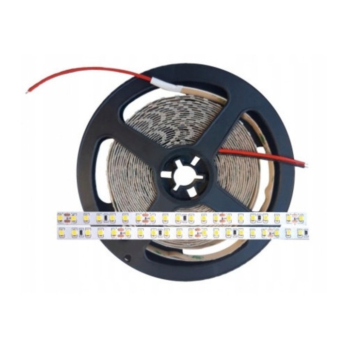 ЛЕД лента 600x SMD 2835, 24V DC, топло бяла, IP65, 1м