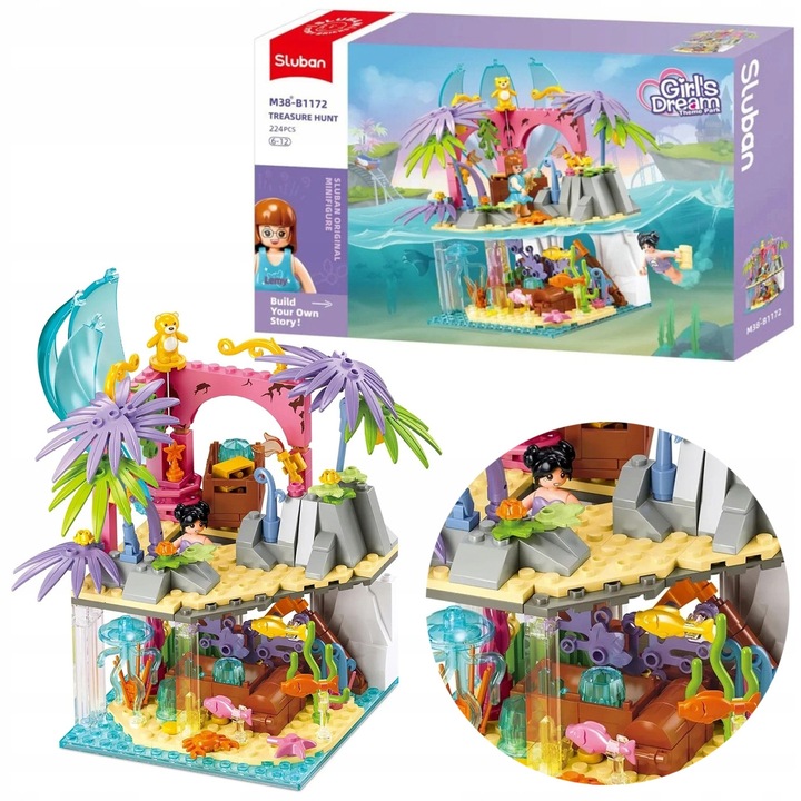 Klocki Sluban Lumea Subacvatica 224 Elemente