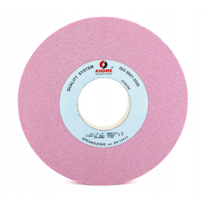 Piatra de slefuit ANDRE 350x40x127 mm, granulatie 60, pentru otel HSS si fonta