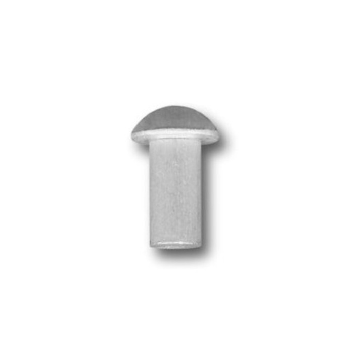 Nituri aluminiu, UN, 4.0x10mm, cap sferic, 7.1x2.4mm