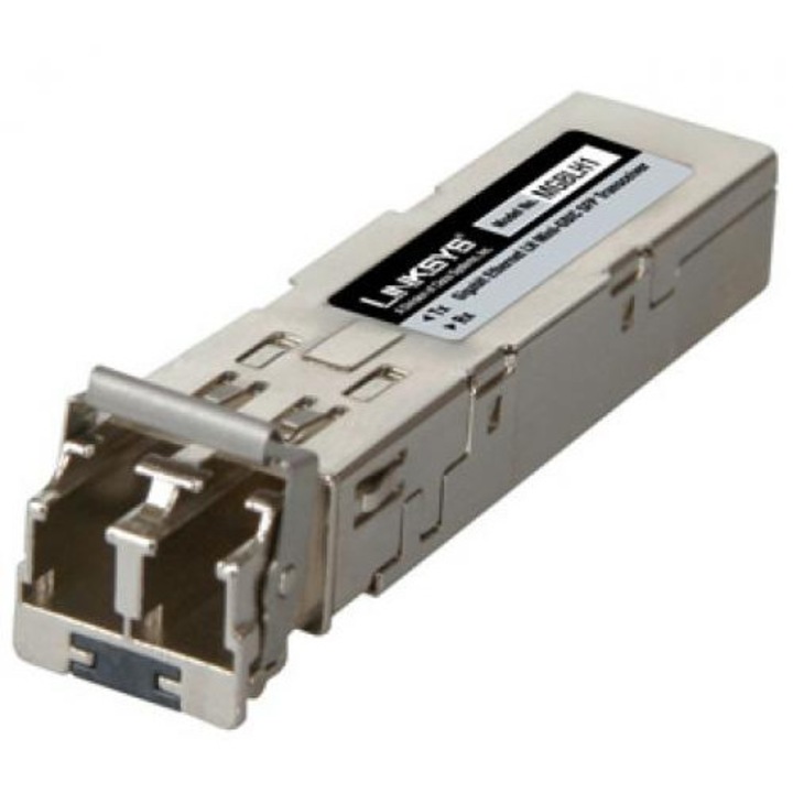 Cisco MGBLH1 Gigabit Ethernet LH Mini-GBIC SFP transceiver, ezüst, modul