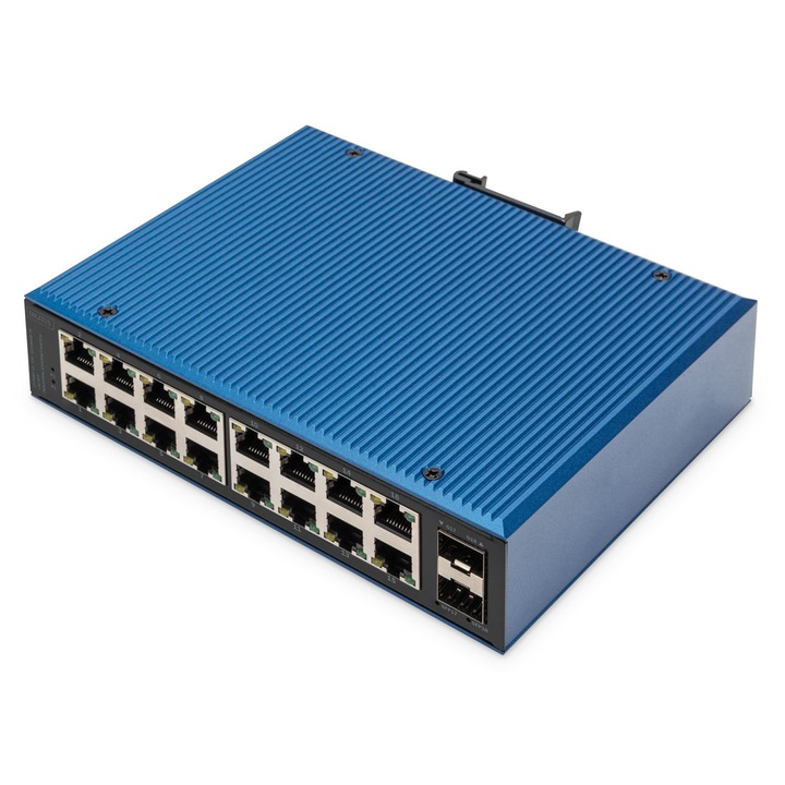 Digitus 16 Port Gigabit Ethernet Switch, 10/100/1000 Mbps, SFP port, 16xLAN port