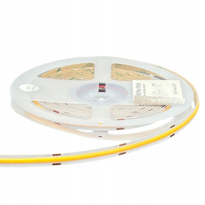 Професионална COB LED лента 12W/m, 24V, 5m, топло бяло 3000K