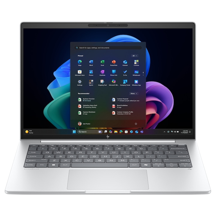 Laptop HP EliteBook 8 G1a, 14", AMD Ryzen AI 7 PRO, 16 GB, 512 GB SSD