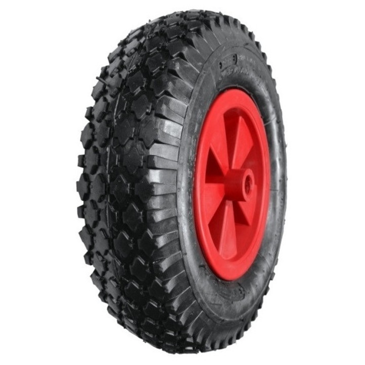 Гума за количка UN, 3.50-6, 320x85мм, 16мм, 1.5кг