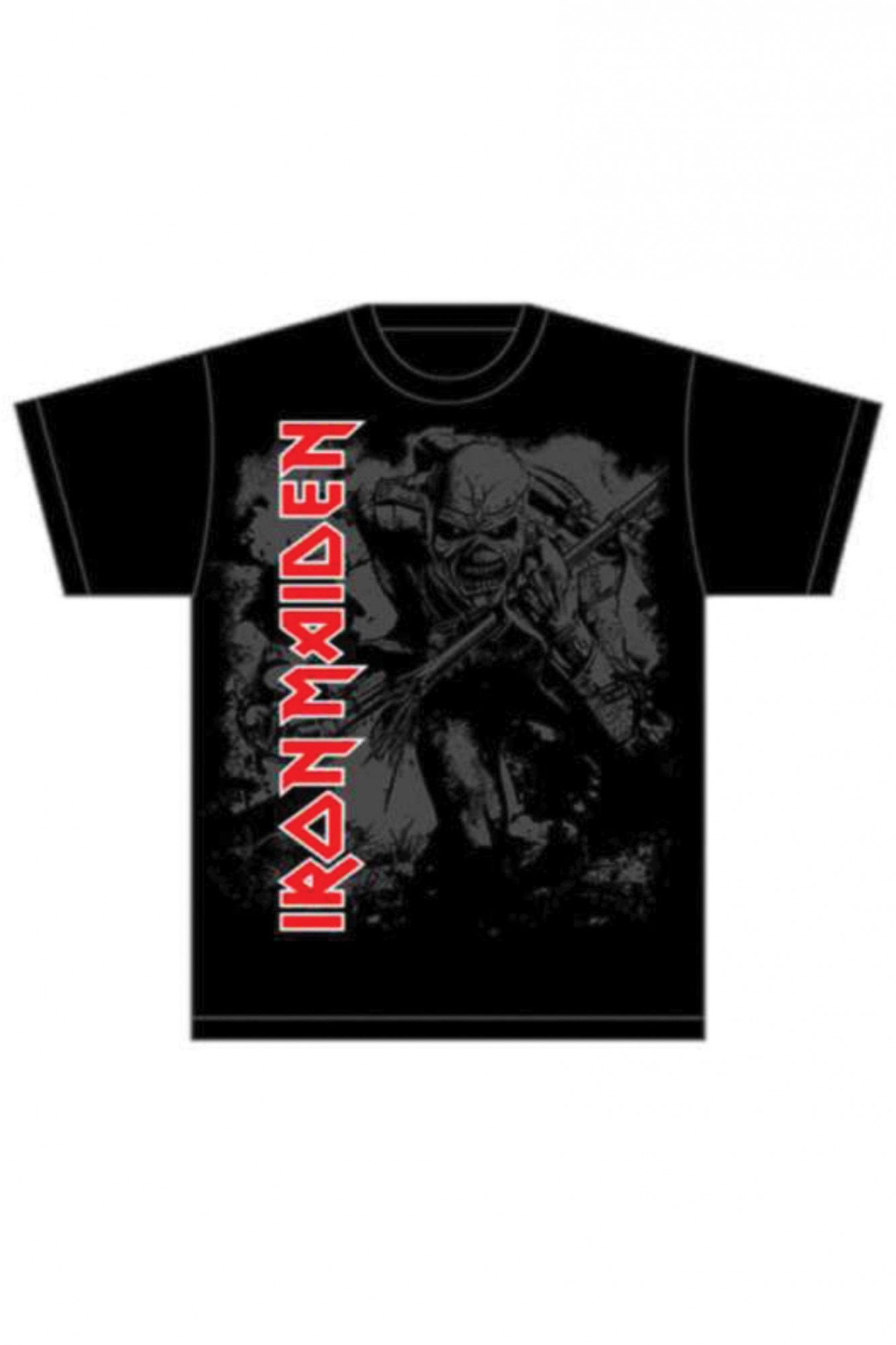 Tricou negru pentru barbati: Iron Maiden - Hi Contrast Trooper, 2XL