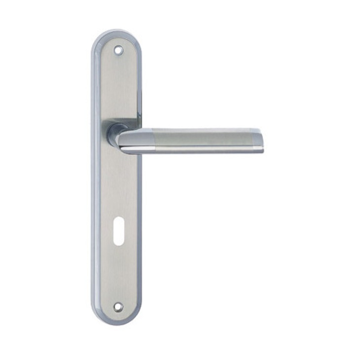 Set manere usa, Daro, crom satinat, 72mm, 90mm