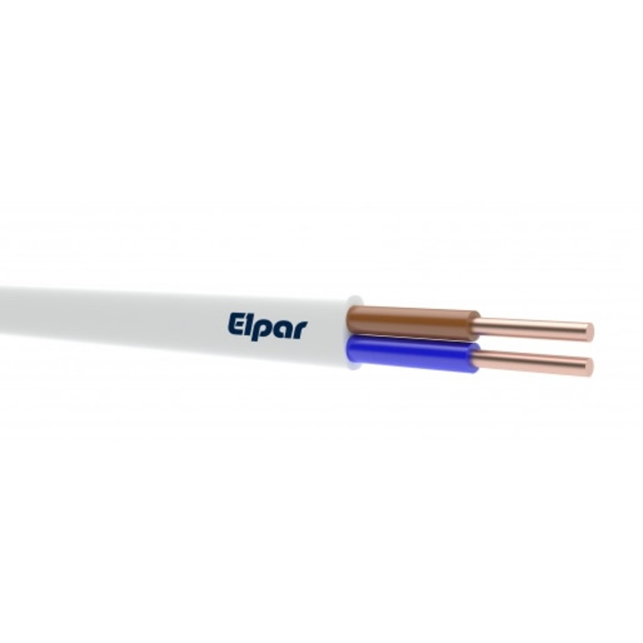 Cabluri electrice ELPAR, 2x2,5mm, miez cupru, izolatie PVC, temperatura -40C pana la +70C, 450/750V, set 100m