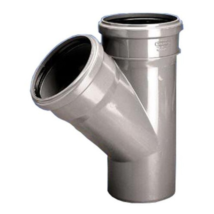 Wavin PCV szaniter Y-idom 110x110x88mm, magas hőmérsékletnek ellenálló