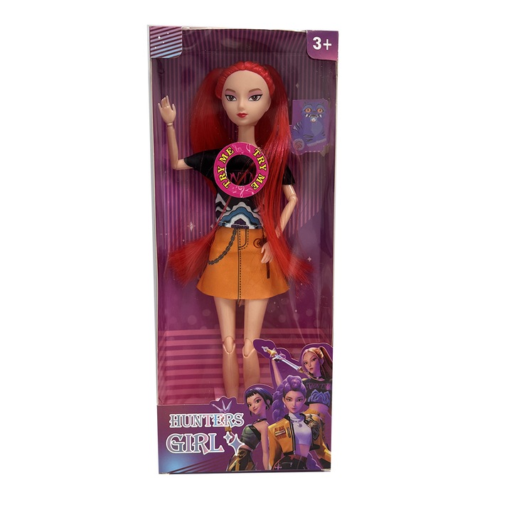 Papusa, rosu, set vadasz babak, gumiabab