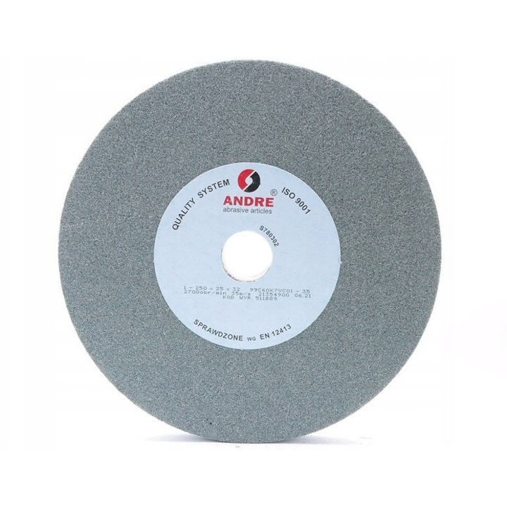 Piatra de polizor ceramica Andre T1-A 250x25x32mm, 99C60K7VC01