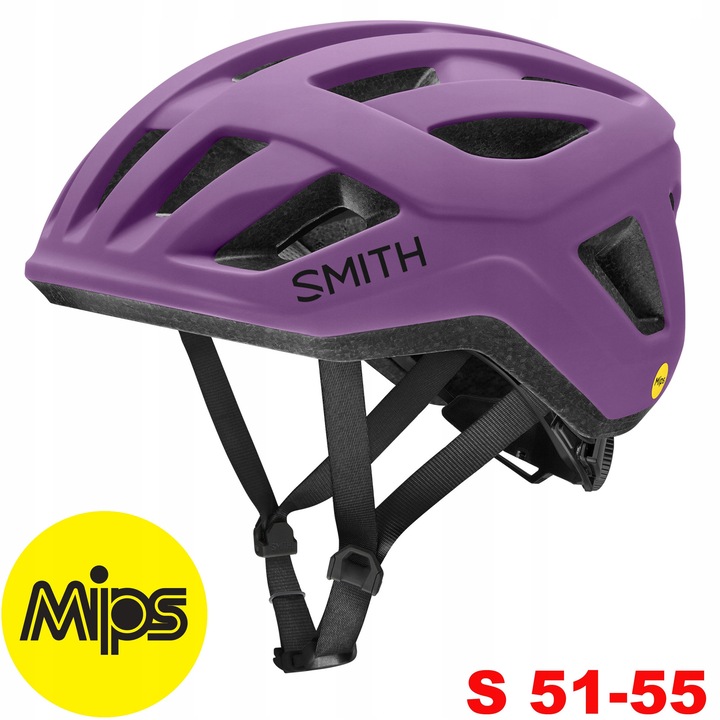 Casca Smith Signal MIPS, S (51-55cm), Indigo Mat, Kerékpározás