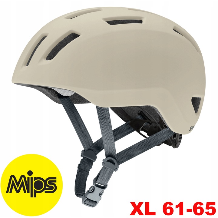 Casca Smith Transit Mips XL (61-65 cm) Bézs Matt