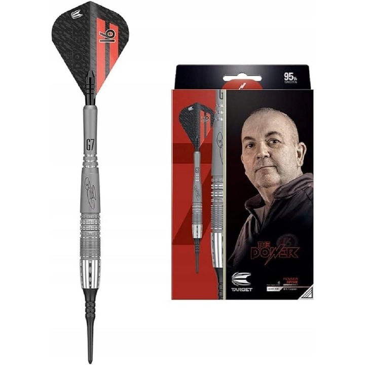 Sageti Dart Target Power 9FIVE 18G Soft Tip Profesionale