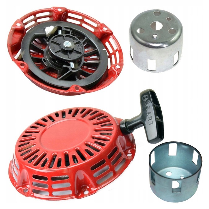 Indítómotor, német, Honda GX120/GX140/GX160/GX200-hoz, fogaskerékkel