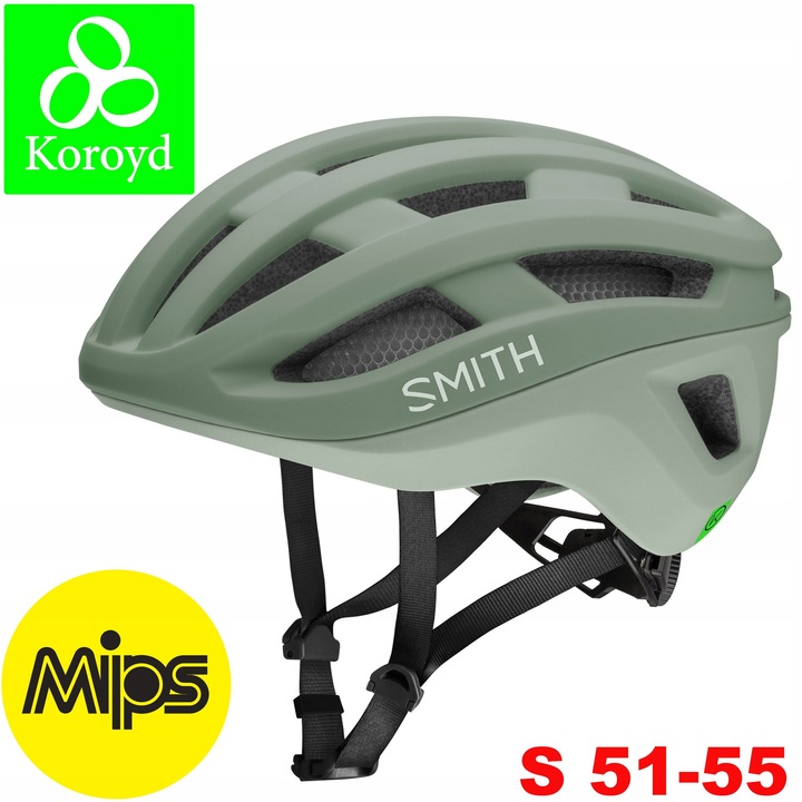 Smith Persist 2 MIPS Koroyd Gravel/Országúti Kerékpáros Sisak S Zöld
