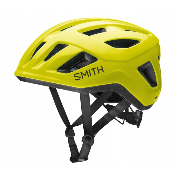 Smith Signal MIPS Kerékpáros Sisak, Neon Sárga, 51-55 cm