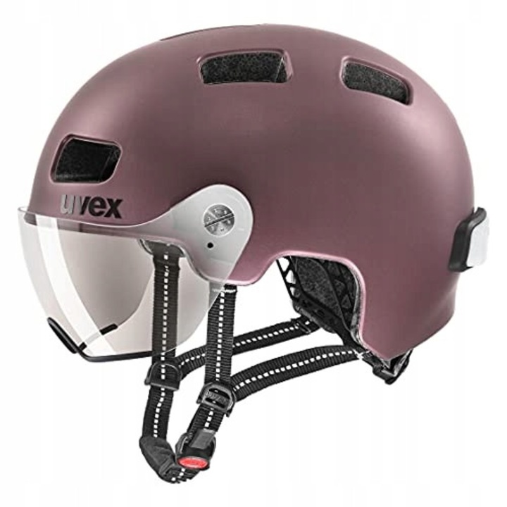 Casca Ciclism Uvex Rush Visor M 55-58cm Matt Blackberry