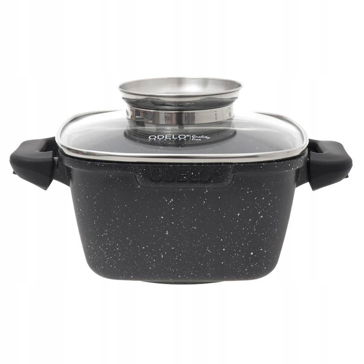 Odelo Serey - Oala Patrata 16cm, 1.7L, Acoperire Greblon, cu Paleta