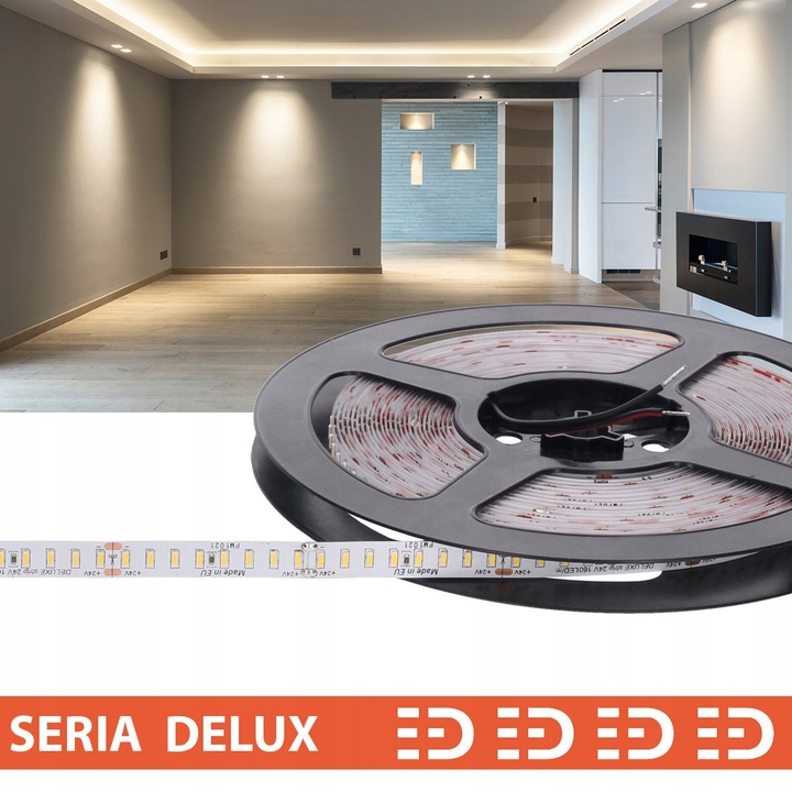 Banda LED 24V CRI90 Alb Neutru 160 LED/m 1800lm/m 1m