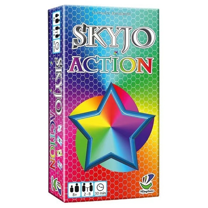 Társasjáték, Magilano, Skyjo Action, 2-8 Játékos, 8+ Éves