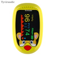 Pulsoximetru deget copii Tyvirundic, portabil, ecran OLED, lanyard, 0.3-0.44"