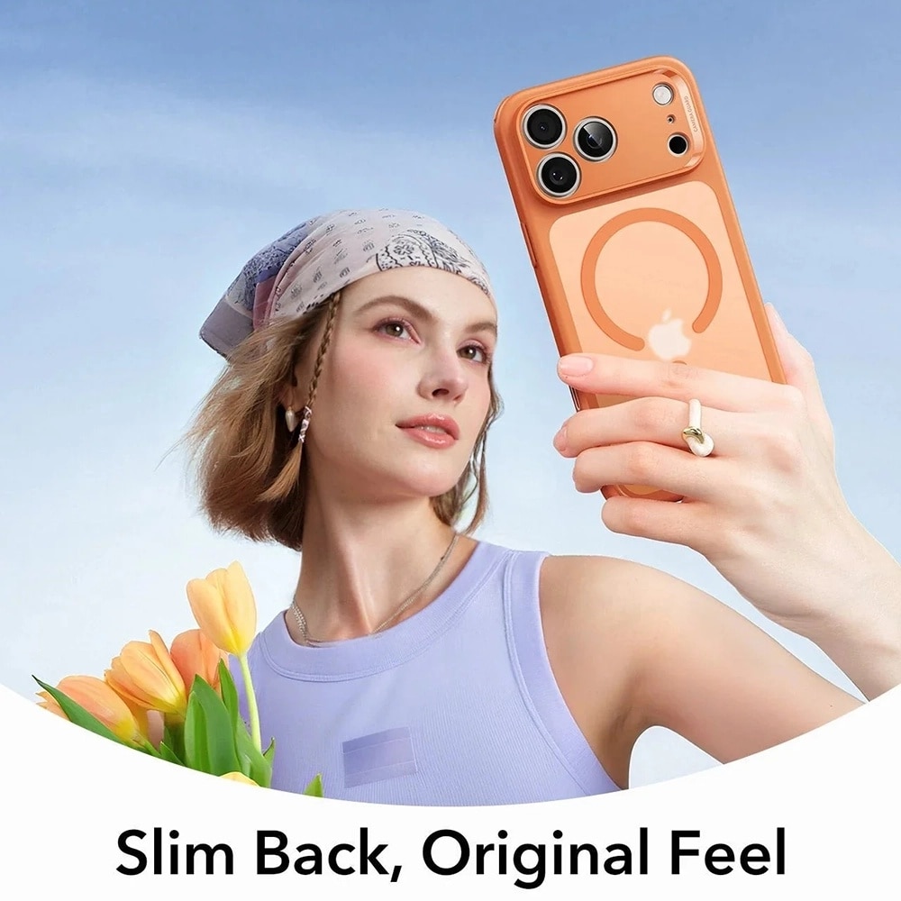 Husa pentru iPhone 17 Pro - ESR Classic Hybrid HaloLock - Frosted Orange