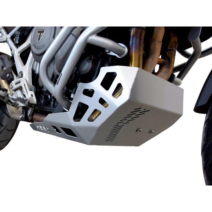Protectie motor HEED pentru Triumph Tiger 1200 (2022 - ), otel argintiu, kit complet de instalare