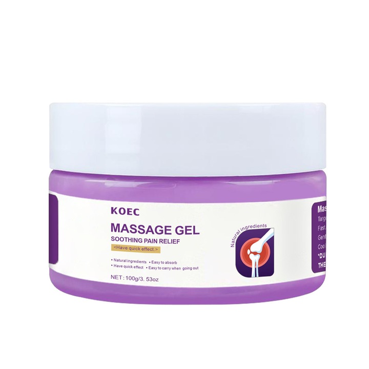 Nyugtató gél ízületekre, Koec, 100g, lila