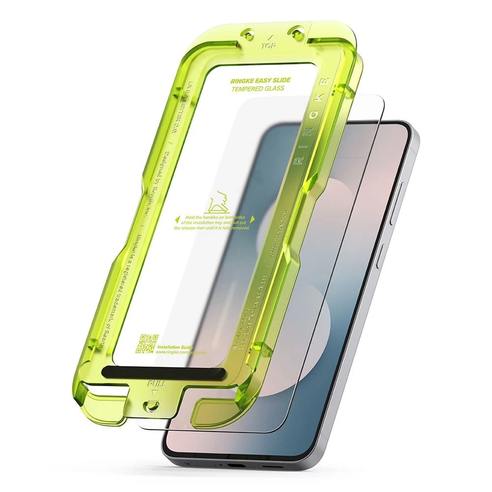 Folie pentru Samsung Galaxy S25 FE (set 2) - Ringke Easy Slide Tempered Glass - Clear