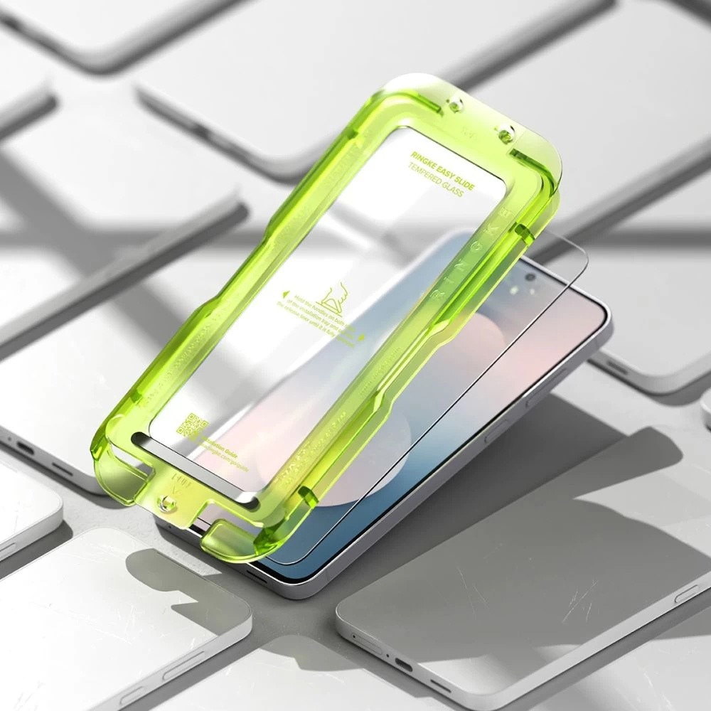 Folie pentru Samsung Galaxy S25 FE (set 2) - Ringke Easy Slide Tempered Glass - Clear
