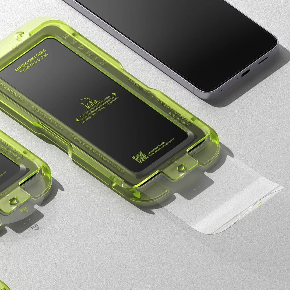 Folie pentru Samsung Galaxy S25 FE (set 2) - Ringke Easy Slide Tempered Glass - Clear