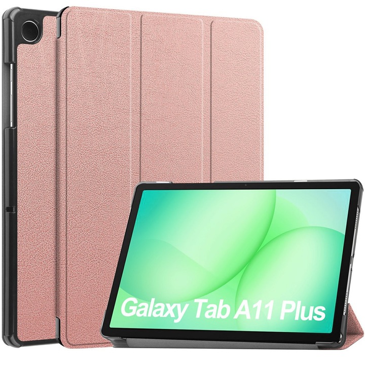 Husa pentru Samsung Galaxy Tab A11 Plus / A9 Plus - Techsuit FoldPro - Rose Gold
