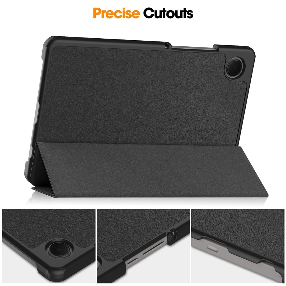 Husă pentru tabletă, neagră, 360° protecție, design elegant, Samsung Galaxy Tab A11 / A9