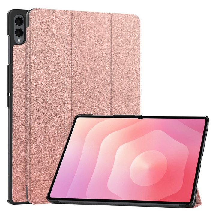 Husă pentru tabletă, Fold Pro, Rose Gold, 360 de grade protecție, compatibilă cu Galaxy Tab S11 Ultra