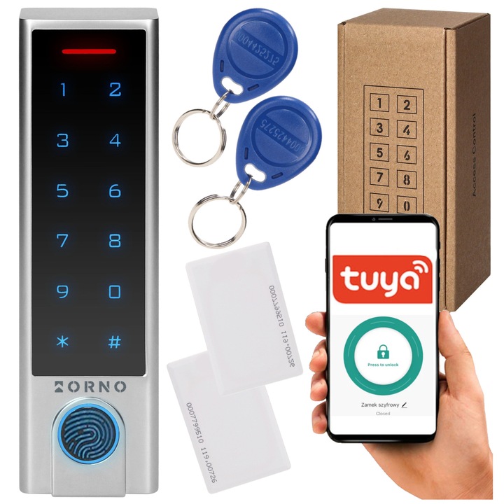 Zavor Inteligent WiFi Cod + Amprenta + RFID + Tuya