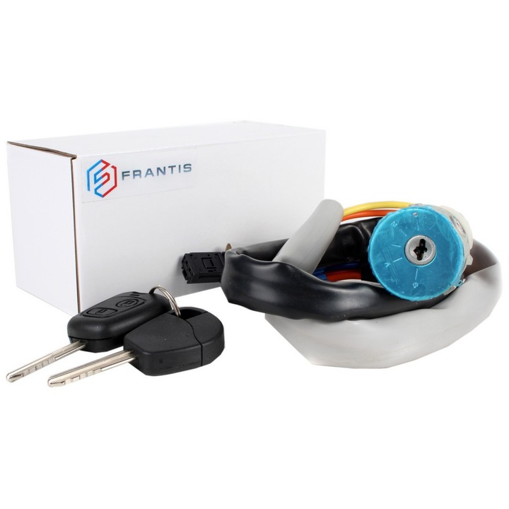 Kulcsos indítókapcsoló, FRANTIS, 5 vezeték, 2 csatlakozó, 2 érintkező, Citroen Berlingo és Peugeot Partner 96-08 modellekhez