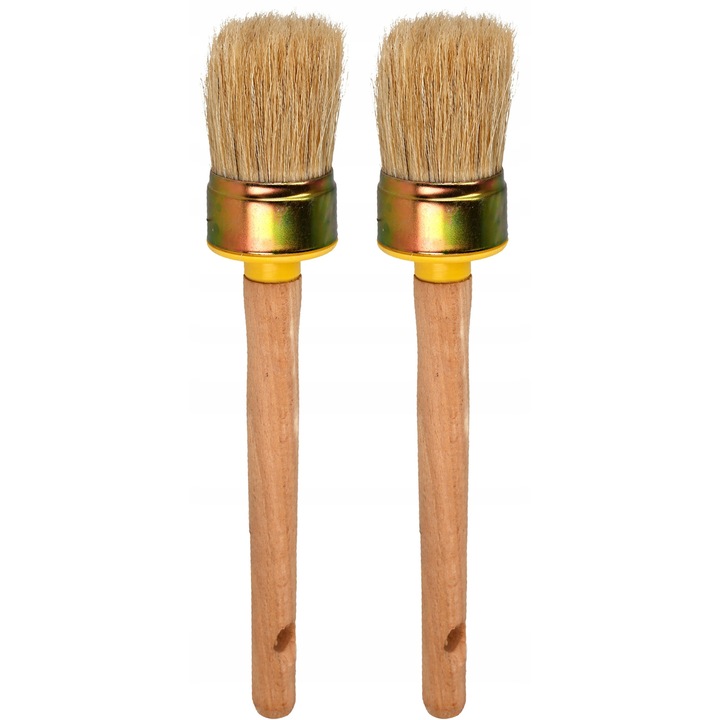 Set 2 Pensule Rotunde Torro 50mm pentru Finisaje si Suprafete Structurate