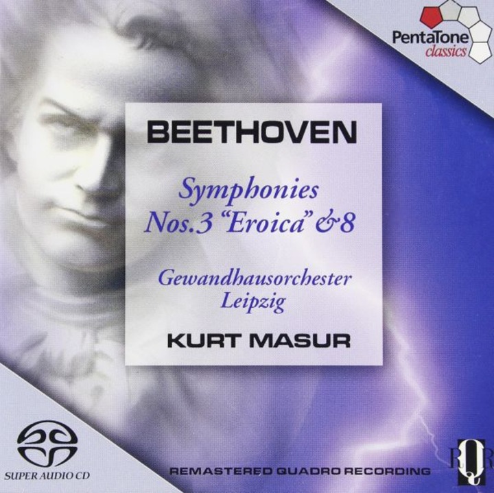 Ludwig Van Beethoven & Kurt Masur: Beethoven - Symphonies Nos 3 & 8 [CD]