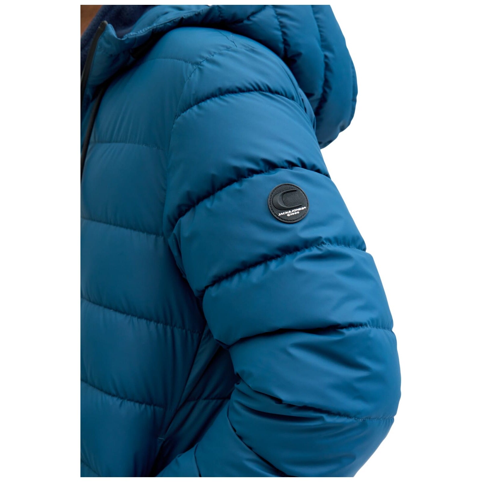 Geaca JACK &JONES Point Pu Puffer Bf Albastru S INTL - eMAG.ro