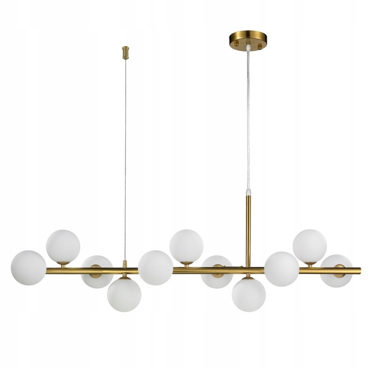 Lampa Wisatoare Aurie MINI MOON, 100 cm, 11 Gloante